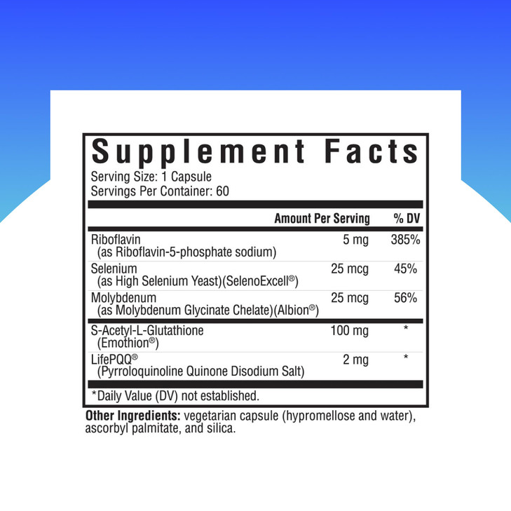 Seeking Health Glutathione Plus, 100 mg S-Acetyl-L Glutathione with Cofactors