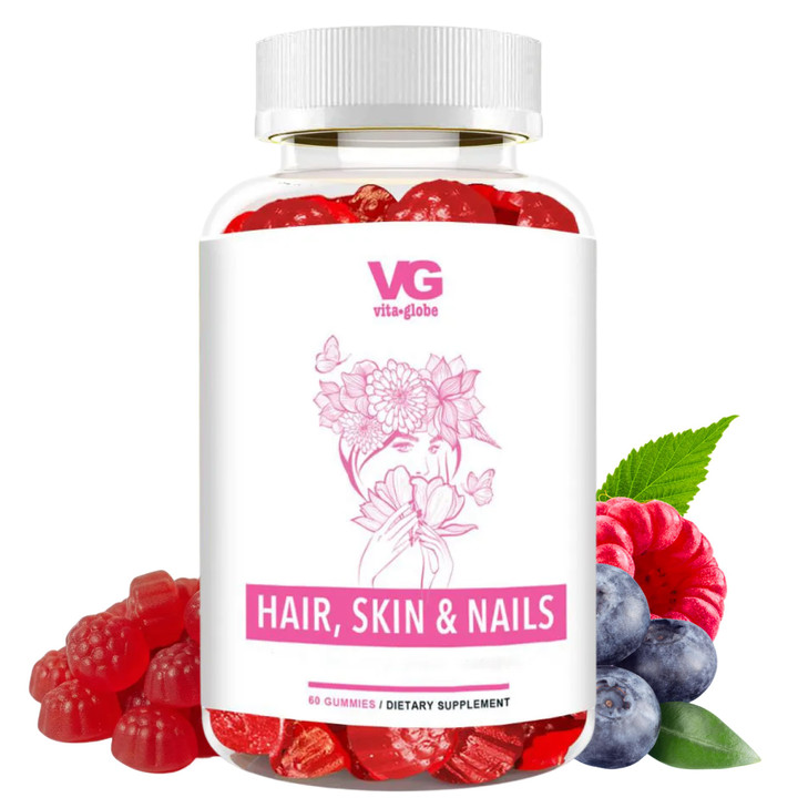 VITA GLOBE Hair, Skin & Nails + Collagen Gummies