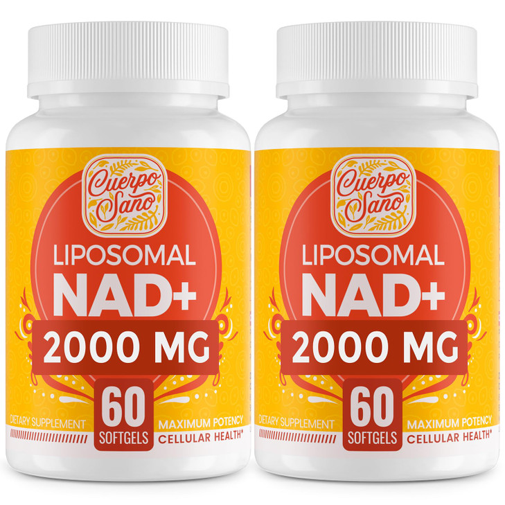 Cuerpo Sano 2000 MG NAD Supplement, Liposomal NAD+ with High Absorption, More