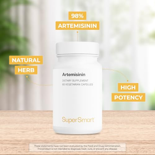 Supersmart Artemisinin Supplement 300mg per Day (High Strength 98%)