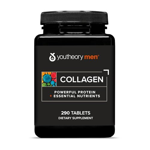 Youtheory Mens Collagen - 5,000 mg Hydrolyzed Collagen Peptides