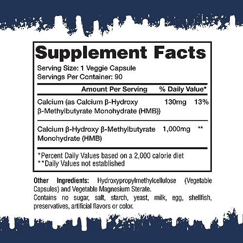 Gaspari Nutrition HMB, Pure Beta-Hydroxy Beta-Methylbutyrate, Help Muscle