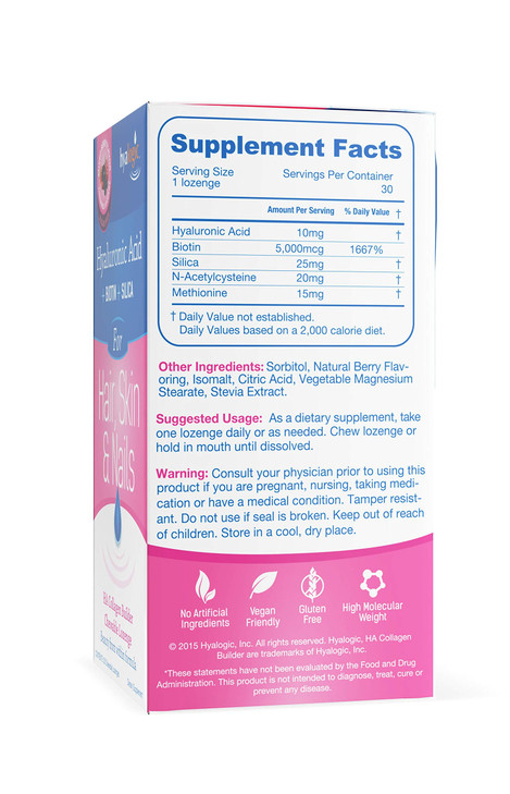 Hyalogic Hyaluronic Acid Chewable Lozenge