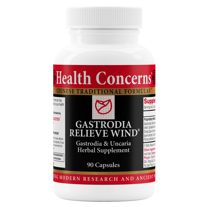 Health Concerns Gastrodia Relieve Wind - Headache, Dizziness & Liver Support