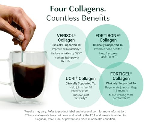 ALGAECAL Collagen - 4 Clinically-Supported Peptides VERISOL, FORTIGEL,