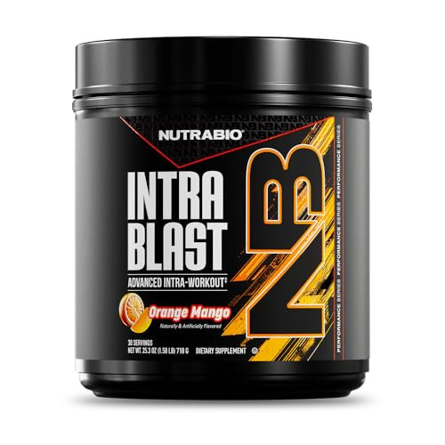 NutraBio Intra Blast Bcaa Powder Amino Acid Supplement, Electrolyte & Hydration