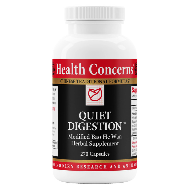 Health Concerns Quiet Digestion