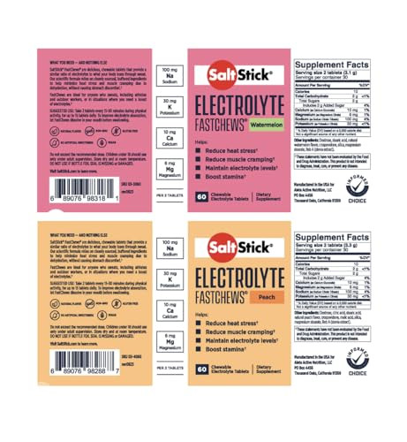 SaltStick FASTCHEWS Variety 2-Pack