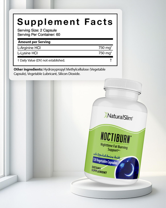 NaturalSlim NoctiBurn, Nighttime Metabolic Support with Essential Amino Acids
