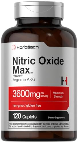 Horbäach Nitric Oxide Max 3600mg - 120 Caplets