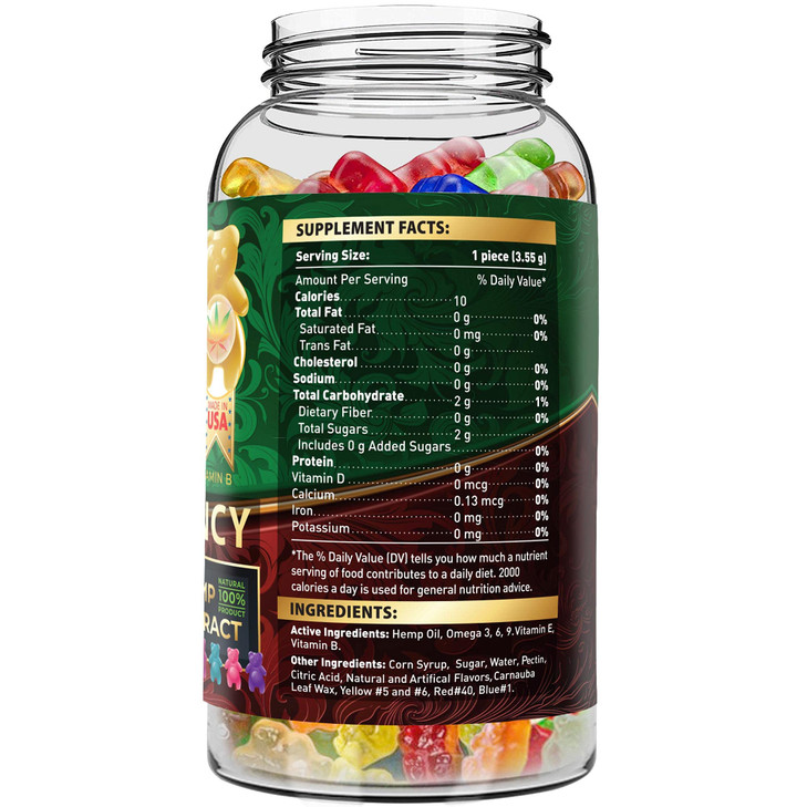 WELLUTION Hemp Gummies - High Potency 1,500,000 MCG