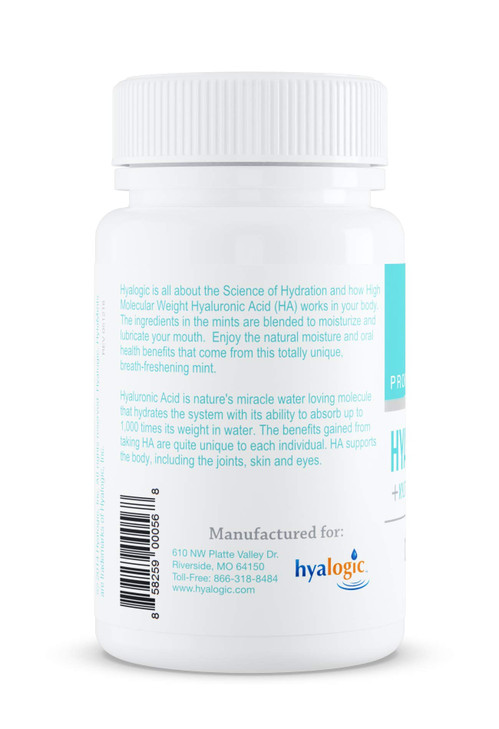 Professional Series Hyaluronic Acid Dry Mouth Mints Mint Breath Freshener