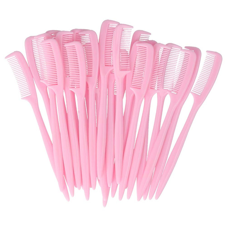 25pcs Eyelash Separator Comb, Mini Eyebrow Comb Mascara Bevel Sets Cosmetic Tool for Eyelash Extension M, Brow Brush for Woman Lash and Brow Make Up