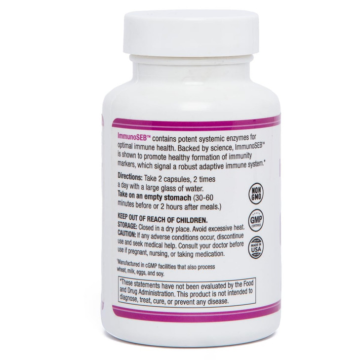 ImmunoSEB 60 Vegetarian Capsules - Immune Health - Systemic Enzymes