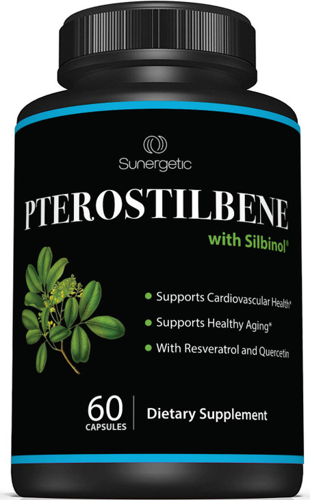 Premium Pterostilbene Supplement - Pterostilbene with Resveratrol & Quercetin