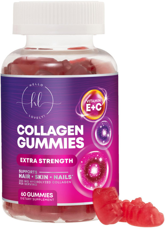 Collagen Peptides Gummies with 2500 mcg Biotin