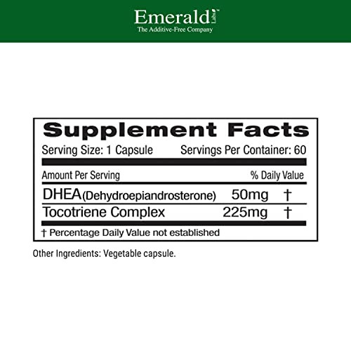 Emerald Labs DHEA 50mg - Adrenal Support Supplement to Help Hormone Balance*