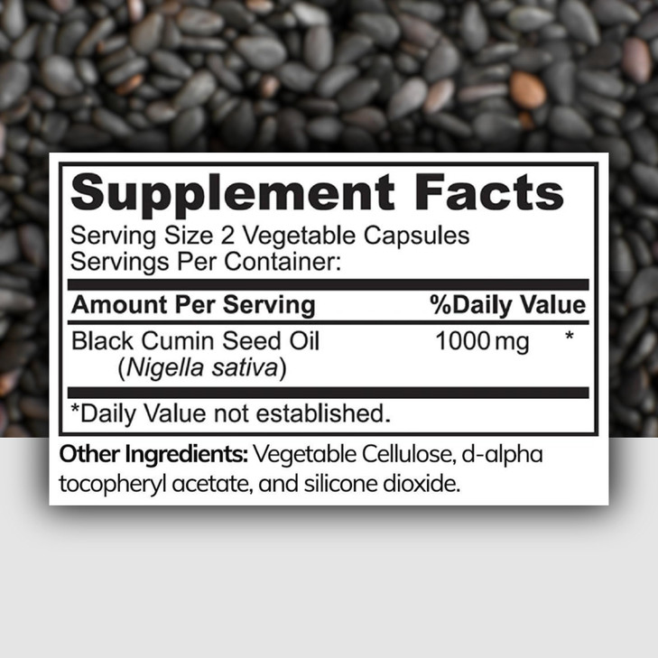 Zaytun Vitamins Halal Black Seed Oil, Supports Heart, Brain and Immune Health