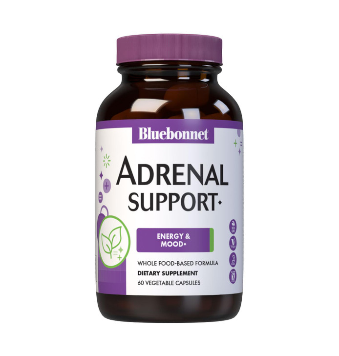Bluebonnet Nutrition Adrenal Support, Energy & Mood*, Non-GMO, Vegan, Kosher