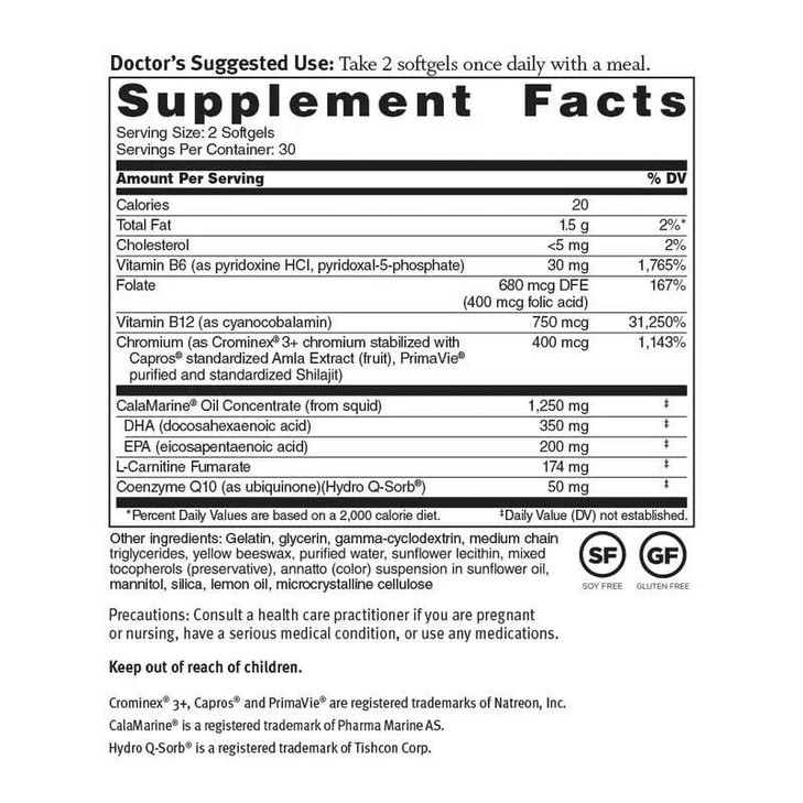 Dr. Sinatra Omega Q Plus- Omega-3 and CoQ10 Supplement Delivers Everyday Heart