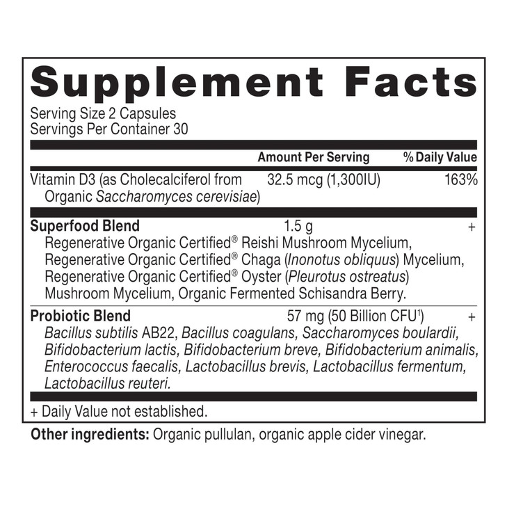 Ancient Nutrition Regenerative Organic Certified Probiotics for Women