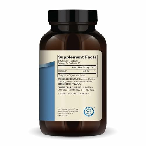 Dr. Mercola Ubiquinol - 200 mg Ubiquinol - Supports Energy Production