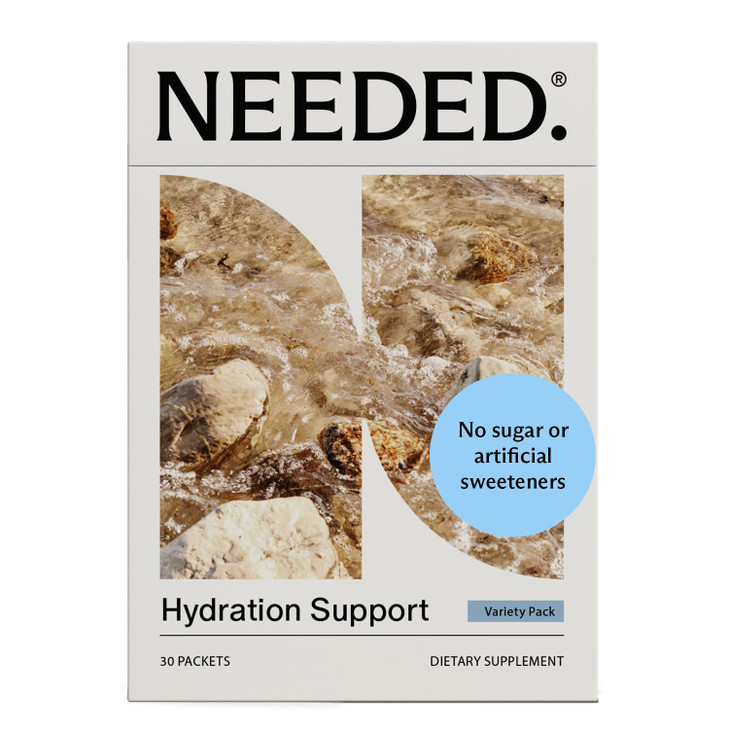 Needed. Hydration Support with Electrolytes & Trace Minerals