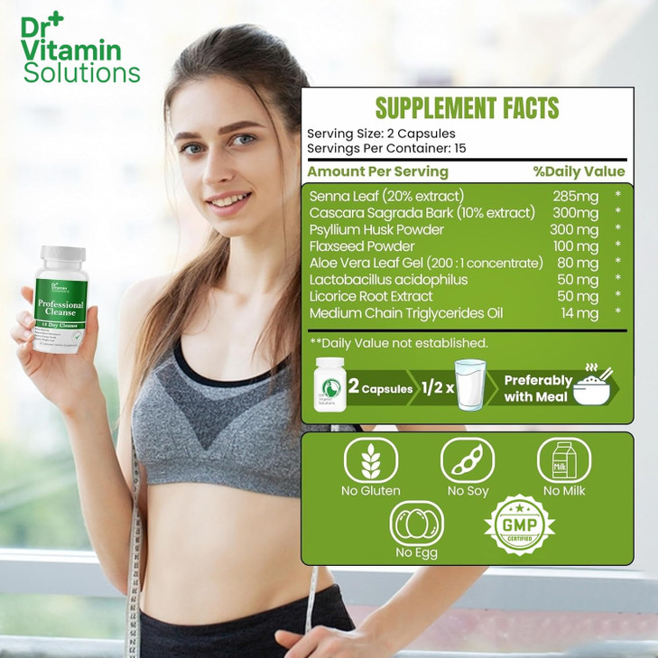 15 Day Gut Cleanse Detox for Women w/ GLP-1 Support