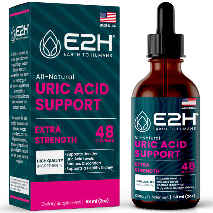 E2H Uric Acid Support Supplement - Tart Cherry and Devils Claw
