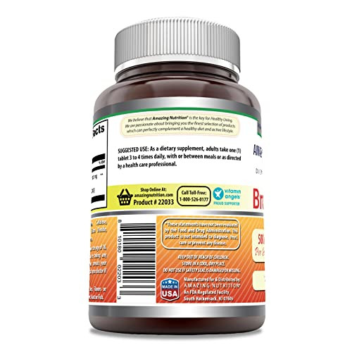 Amazing Formulas Bromelain 500 Mg - Tablets Supplement - 120 Count)