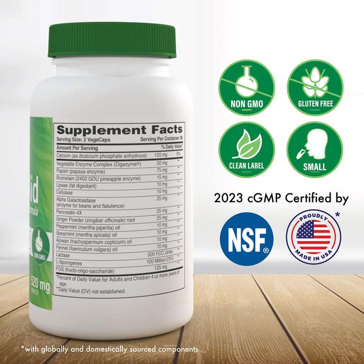 Digest-Aid - Complete Digestive Enzyme Formula with Pre and Probiotic