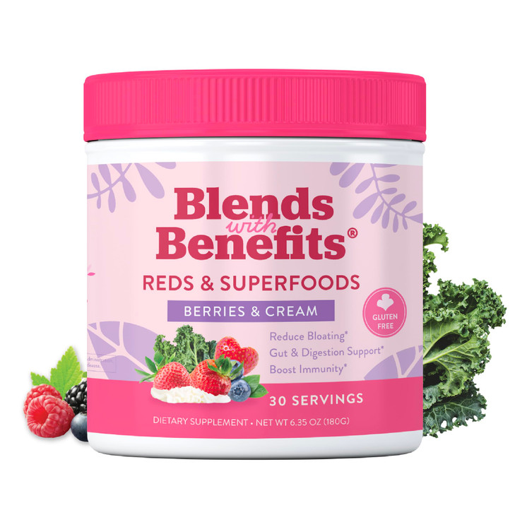 360 Nutrition Blends with Benefits Reds & Superfoods for Natural Antioxidants