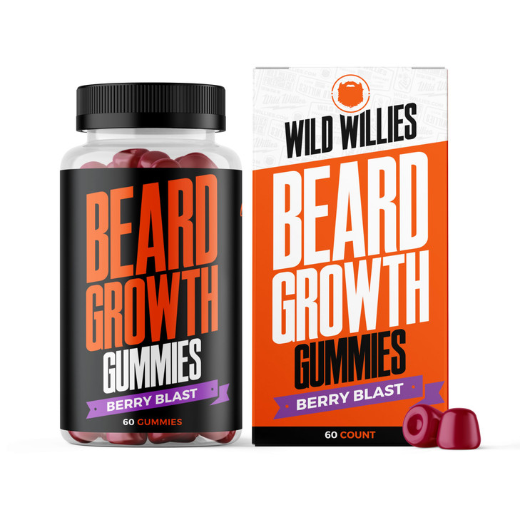Wild Willies Beard Growth Gummies Supplement for Men