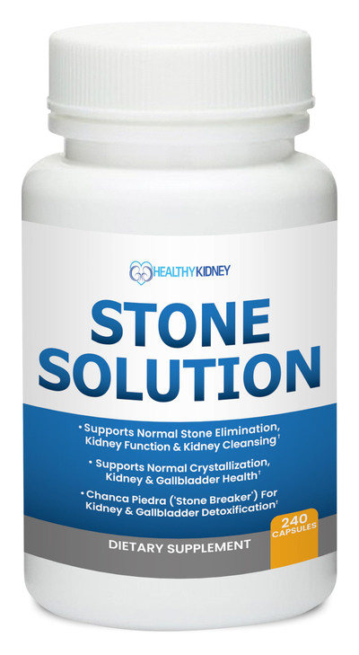 Stone Solution Capsules- Natural Dissolver, Kidney Stone Support & Kidney