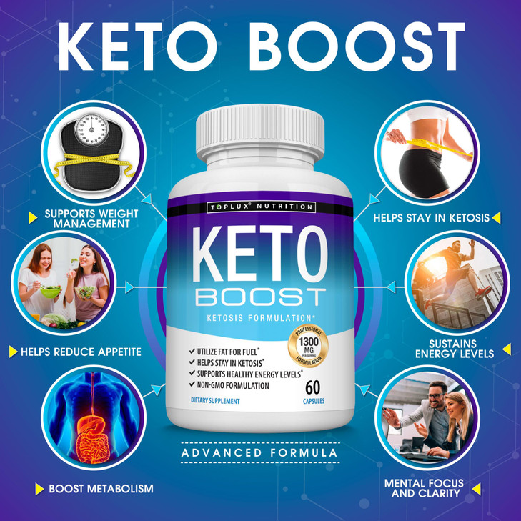 Keto Boost Diet Pills Ketosis Supplement