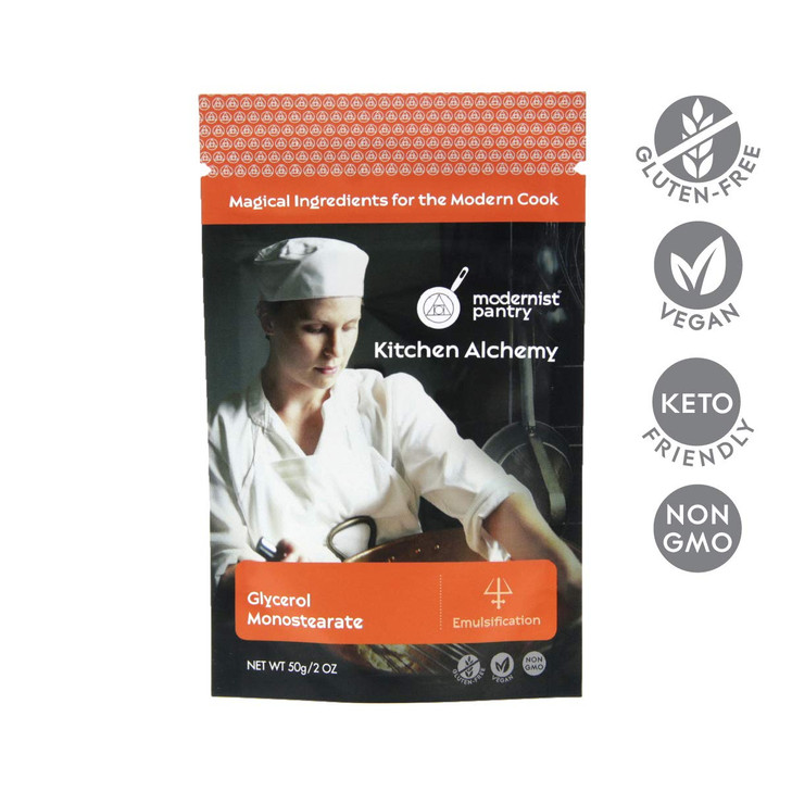 Modernist Pantry Glycerol Monostearate (GMS) ? Non-GMO Gluten-Free Vegan