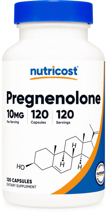 Nutricost Pregnenolone 10mg, 120 Capsules