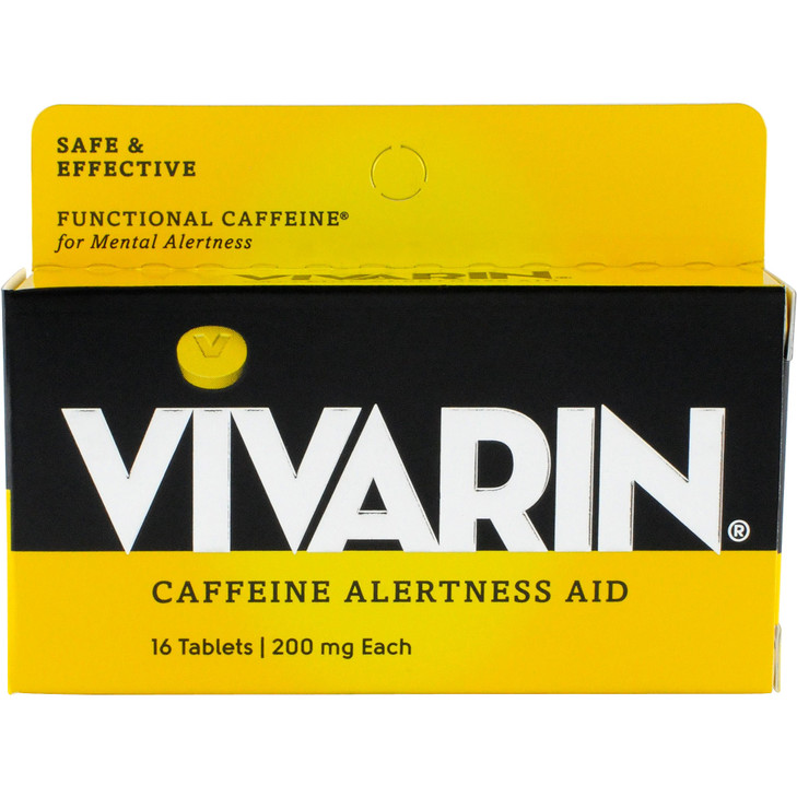 Vivarin, Caffeine Pills, 200mg Caffeine in Each Tablet, Safely and Effectively