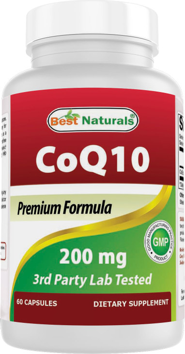 Best Naturals COQ10 200 mg, 60 Capsules