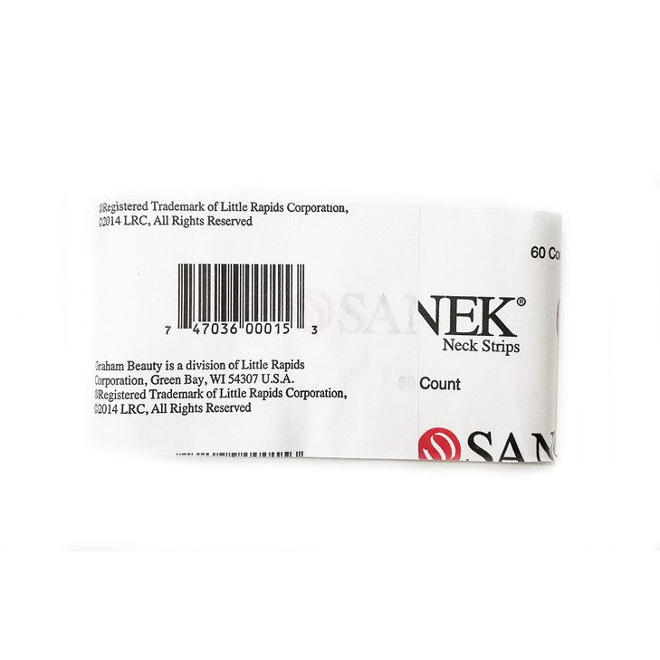 Sanek Neck Strips One Pack Of 60 Strips