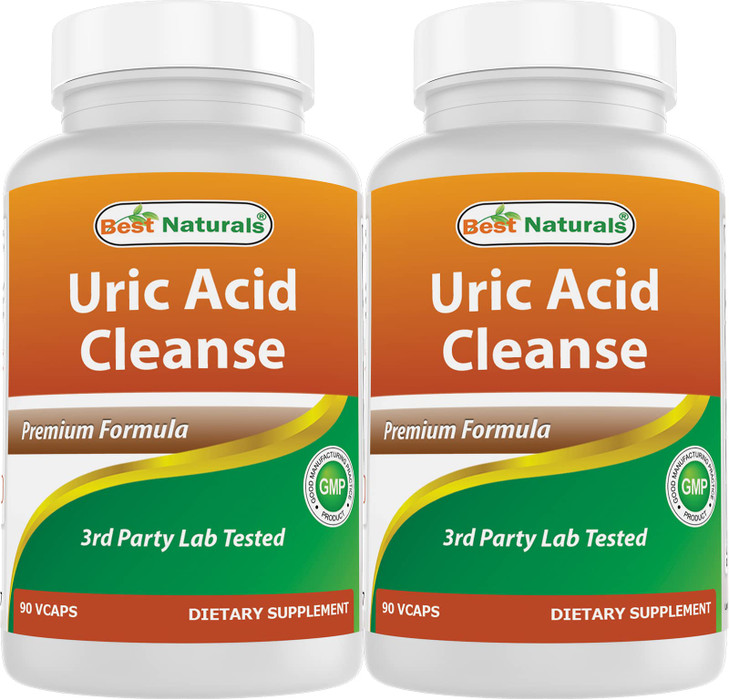 Best Naturals Uric Acid Cleanse Vitamins for Men and Women