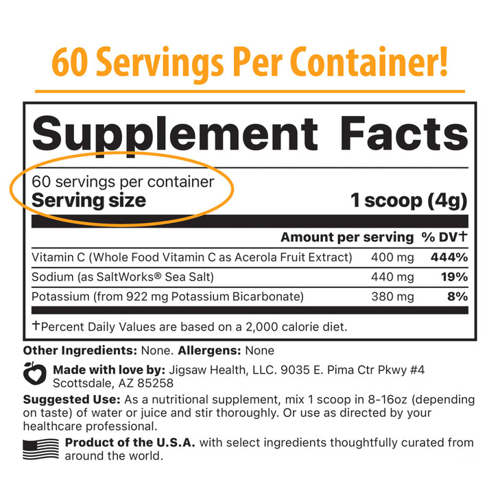 Jigsaw Health Adrenal Cocktail + Wholefood Vitamin C