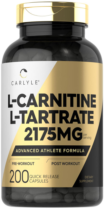 Carlyle L Carnitine Tartrate 2175mg - 200 Capsules