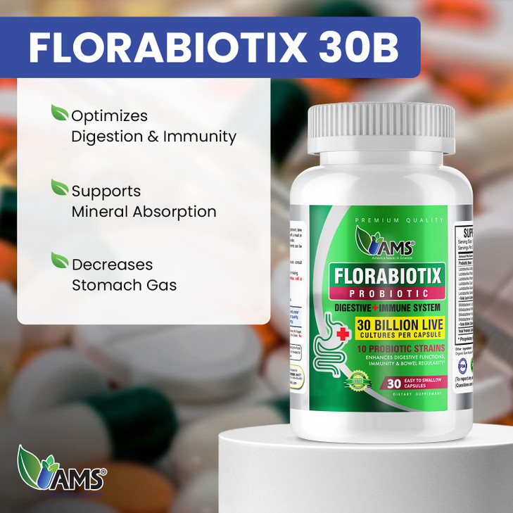 America Medic & Science Florabiotix Probiotic (30 Capsules)