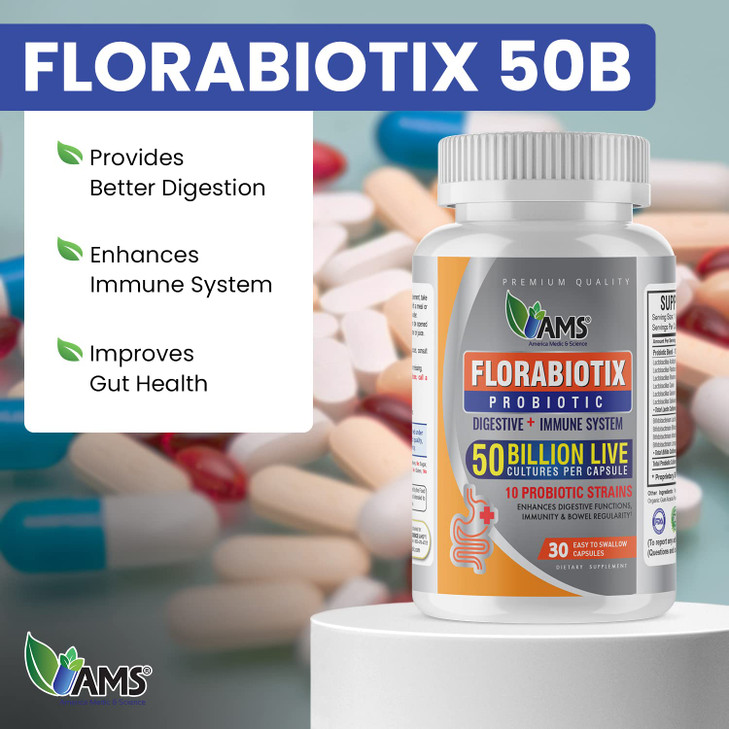 America Medic & Science Florabiotix Probiotic (30 Capsules)