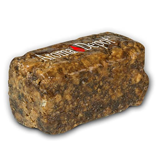 Aroma Depot Raw African Black Soap 8oz 100% Raw Natural soap for Acne, Eczema
