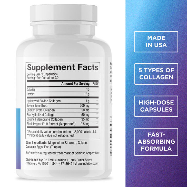 DR. EMIL NUTRITION Women's Multi Collagen Pills