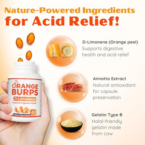 Orange Burps - D-Limonene Supplement
