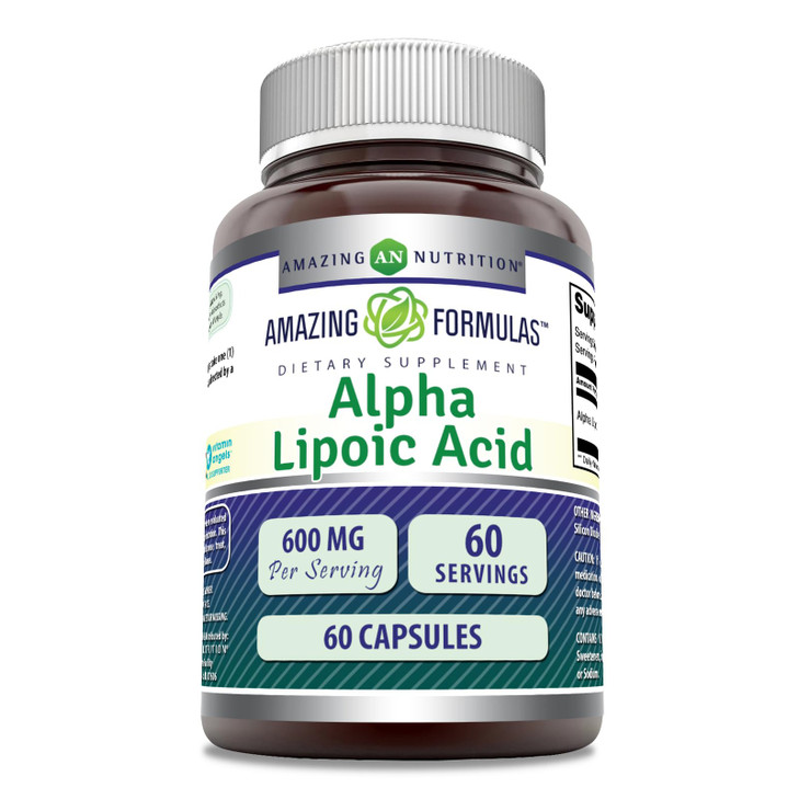 Amazing Formulas Alpha Lipoic Acid - 600 Mg Per Serving Supplement