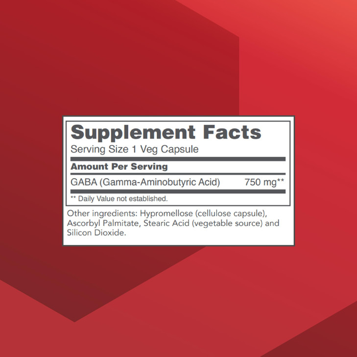 PROTOCOL FOR LIFE BALANCE GABA 750mg - Normal Cognition- Supplement